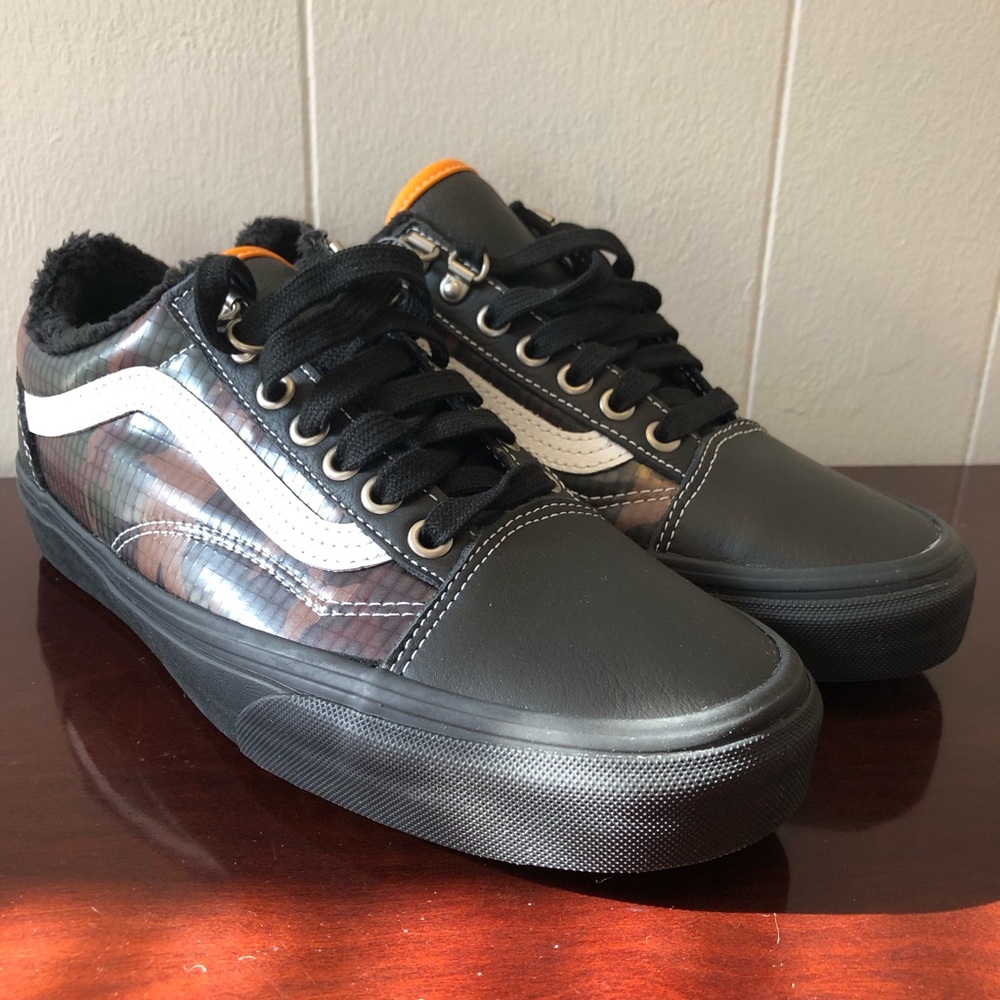 VANS Men’s Sz 7 Old Skool Mte Black/Camo Sneakers